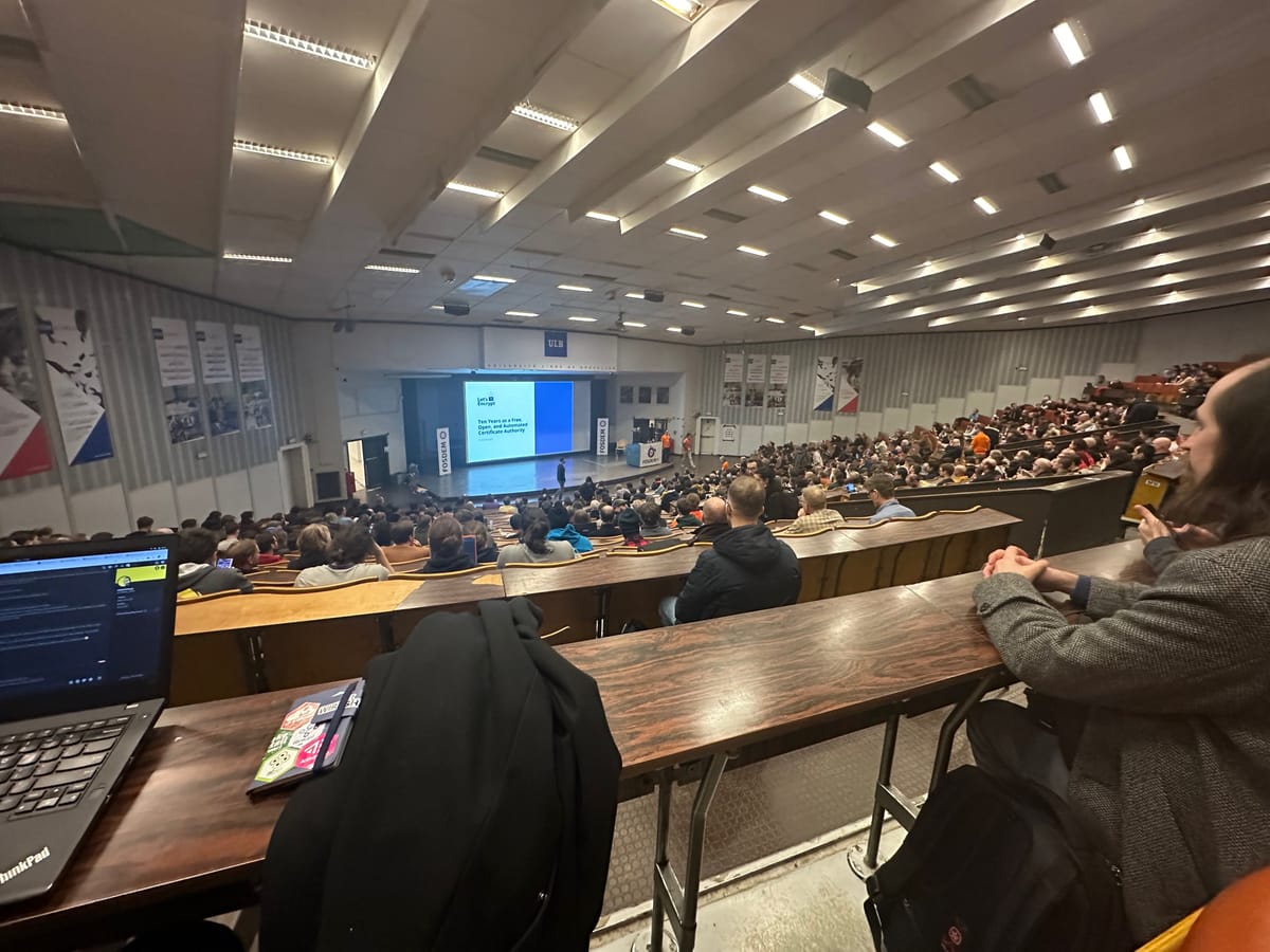 FOSDEM 2025 et Let’s Encrypt !
